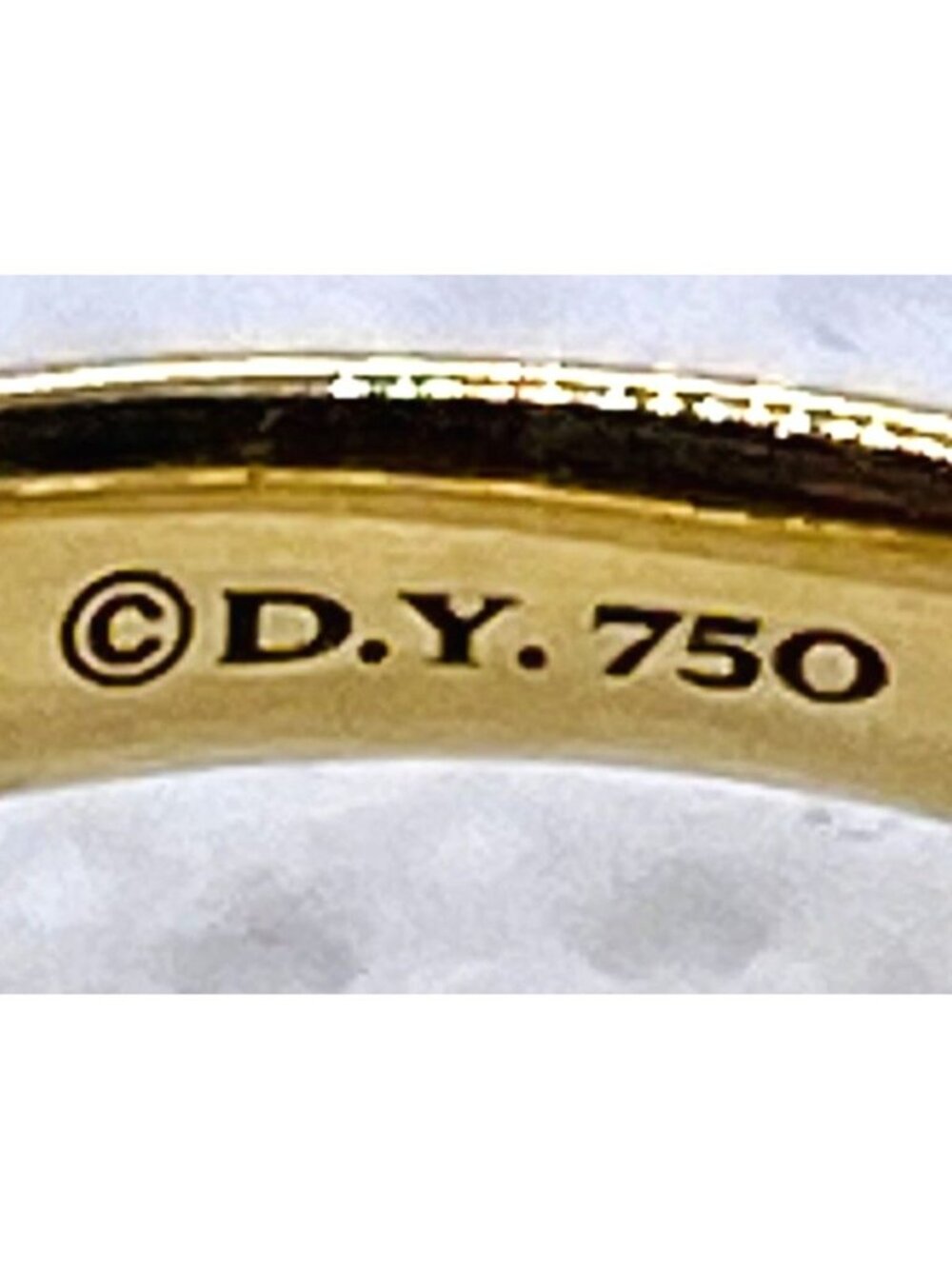David Yurman Star Diamond Pinky Ring 18K 750 Size 2.5 - Picture 5 of 13